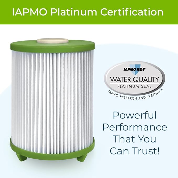 WaterChef UR90 Undersink Filter Replacement Cartridge (for WaterChef U9000 Filter Systems) 1000 Gal. Capacity, NSF/ANSI Certified for 78 Contaminants, Made in USA