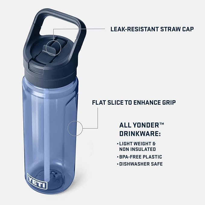 YETI Yonder Water Bottle with Yonder Straw Cap