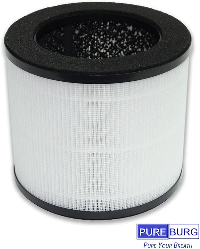 PUREBURG Replacement Filter Compatible with Himox H08 H08P Air Purifiers,2-Pack H13 HEPA 4-Stage Filtration Activated Carbon 2-in-1 Air Clean Dust VOCs