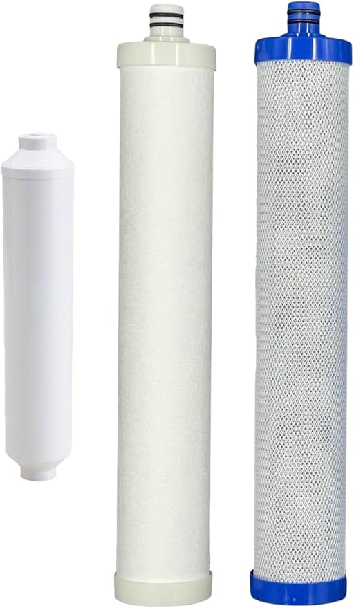 CFS – Replacement Water Filter Kit Includes Carbon, Sediment, & Inline Filter Cartridges Compatible with AC-30, AC-15 RO Models – Reverse Osmosis Drinking Water System