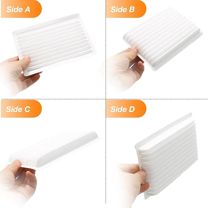 Cab Air Filters Compatible with Kubota M SVL M5040 M6040 M7040 M7060 M8560 M9960 SVL75C SVL75-2C SVL90C SVL90-2C B2650 B3350 L3240 L4740 RTV1100 Cabin AC Filters T1855-71600 6A671-75090 014520-0804