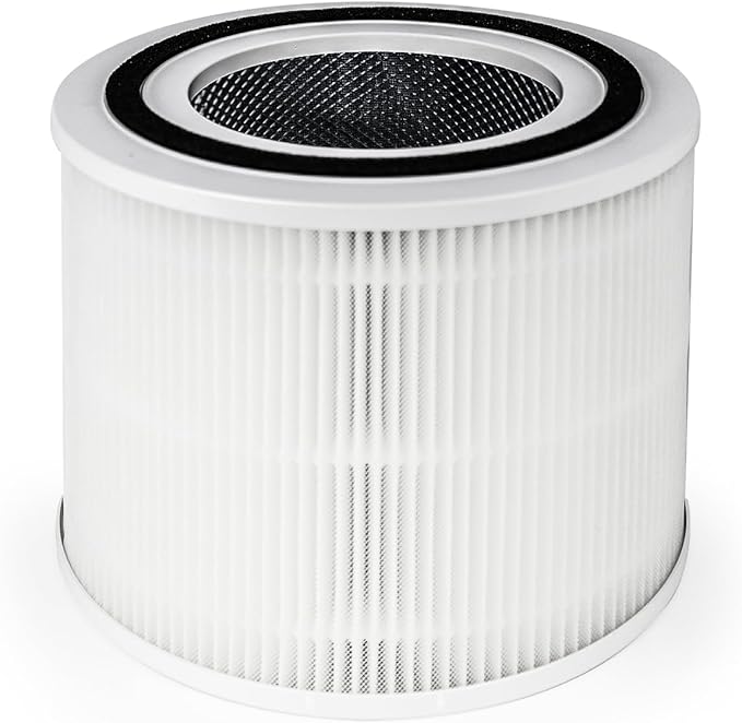 1 Pack Core 300 Replacement Filter Compatible with Levoit Core 300 Air Purifier, 3-in-1 H13 True HEPA Filter, Replacement Part No. Core 300-RF, White Color