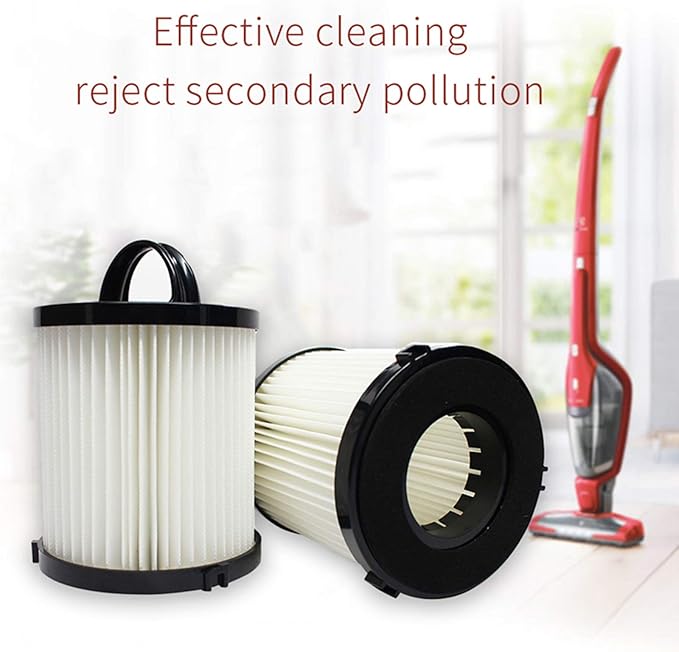 SaferCCTV 2Pcs Hepa filter DCF-21 Replace 67821, 68931, 68931A, EF91 Upright Vacuum Cleaners Washable Reusable HEPA Vacuum Filter Compatible with Eureka Airspeed AS1000 Series