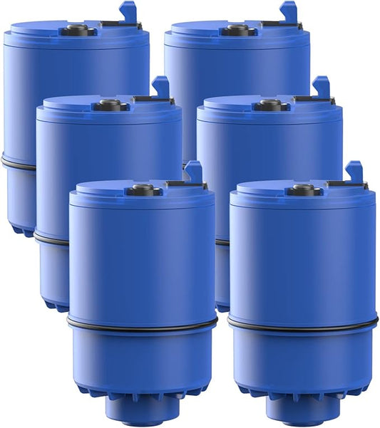 Filterlogic NSF Certified Water Filter, Replacement for PUR® RF9999® Faucet Water Filter, Pur® PLUS Faucet Model FM-2500V, FM-3700, PFM150W, PFM350V, PFM400H, PFM450S (Pack of 6),Model No.: FL-FF08