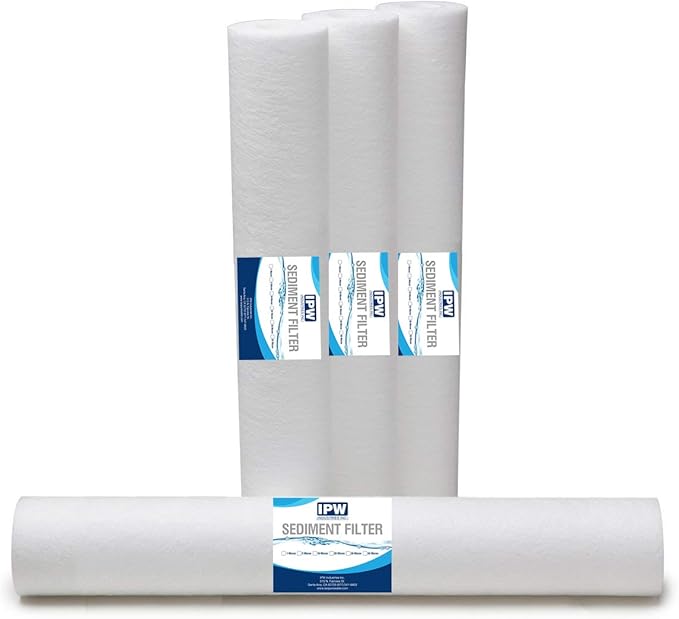 IPW Industries, Inc. | 4-PACK Coarse Prefilter Sediment Filter for EV953420 - Whole House Water Filter System and Water Filter Cartridges Replacement