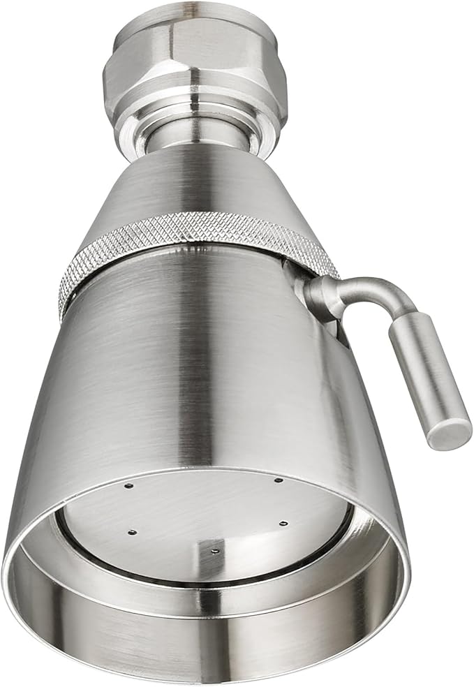 APLusee Shower Head Brushed Nickel Replacement, Solid Brass Shower Wand for Bathroom