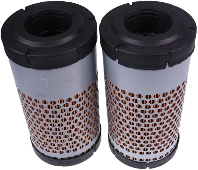 DVPARTS 2PK New Air Filter 6C060-99410 6A100-82630 K7311-82390 GA100-82630 For Kubota B1700 B21 B2100 B2301 B2320 B2400 B2410 B26 B2601