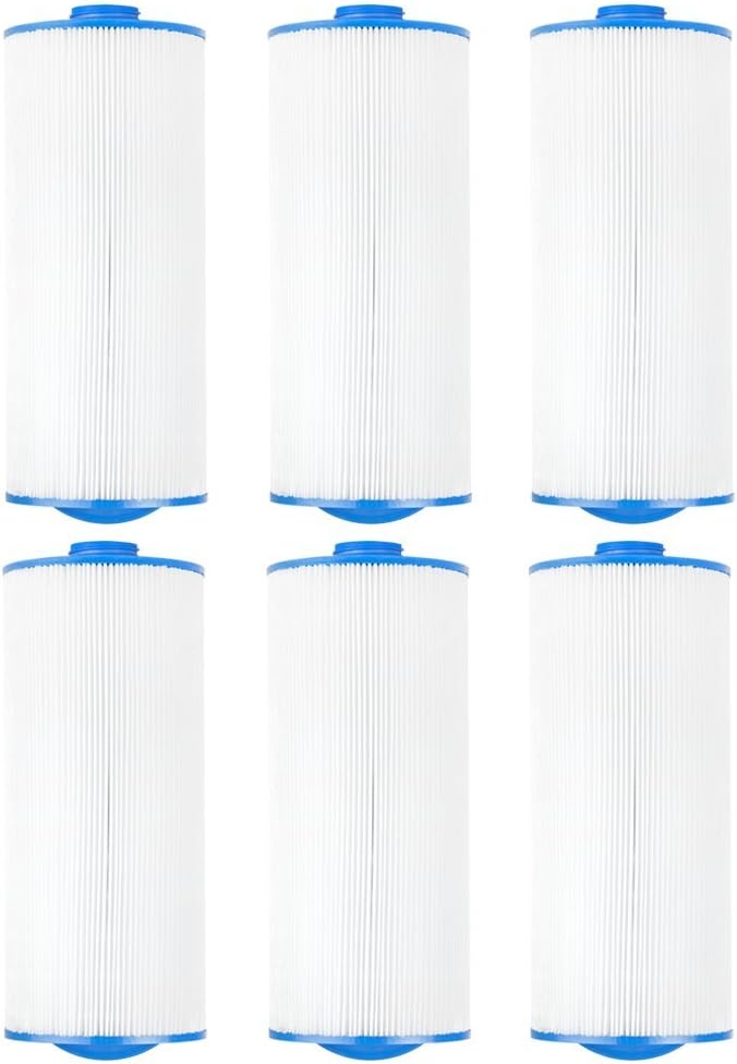 Clear Choice Pool Spa Filter 6.75 Dia x 15.50 in Cartridge Replacement for Jacuzzi Premium J-300 Aladdin 15203, [6-Pack]