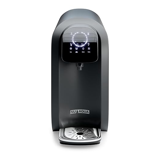 NU Aqua Countertop Reverse Osmosis System 8-Stage Water Filter with UV - Touch Display - Includes Sediment + Carbon, and RO Membrane Filters