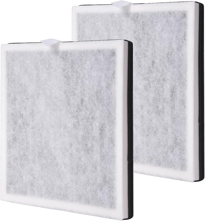 3-in-1 H13 Grade True HEPA Replacement Filter, Compatible with Pure Enrichment PureZone Air Purifier PEAIRPLG Only, 2 Pack