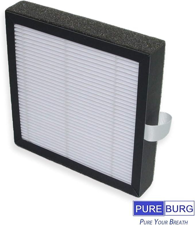 PUREBURG 3-Pack Replacement HEPA Filter Set Compatible with Afloia AQ8 Q8 & Honati Hysure Q7, Tenergy Sorbi 2-in-1 Dehumidifier (1000ML)