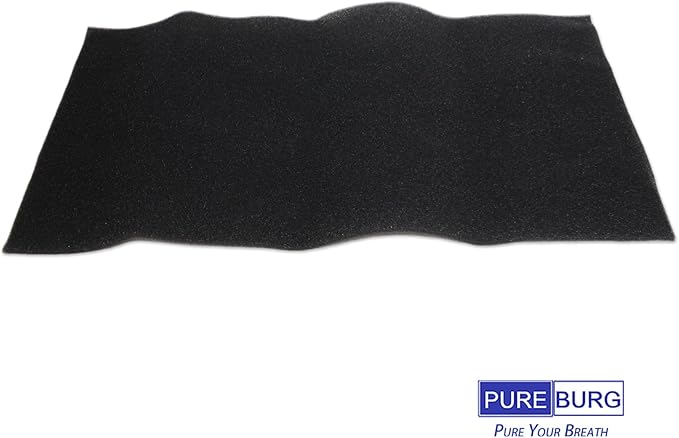 PUREBURG 6-Pack Replacement Filter For Air Conditioner 15 in x 24 in x 3/16 in, Cut to Fit Foam Replacement Filters Washable Air Clean Dust Odor