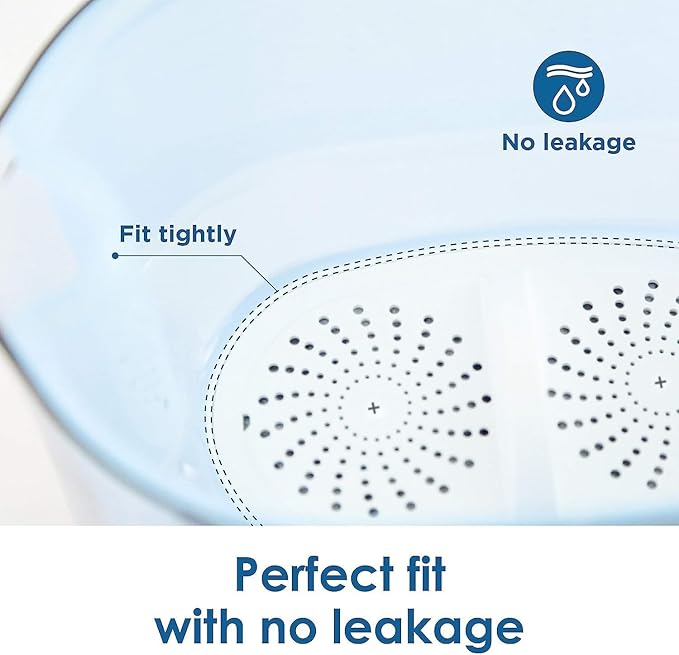 [Original] Waterdrop Replacement Filters for All Waterdrop Pitcher Filtration System, Reduces PFAS, PFOA/PFOS, Chlorine, Last Up to 3 Months or 200 Gallons, 2 Packs，WD-PF-01A Plus, NSF Certified