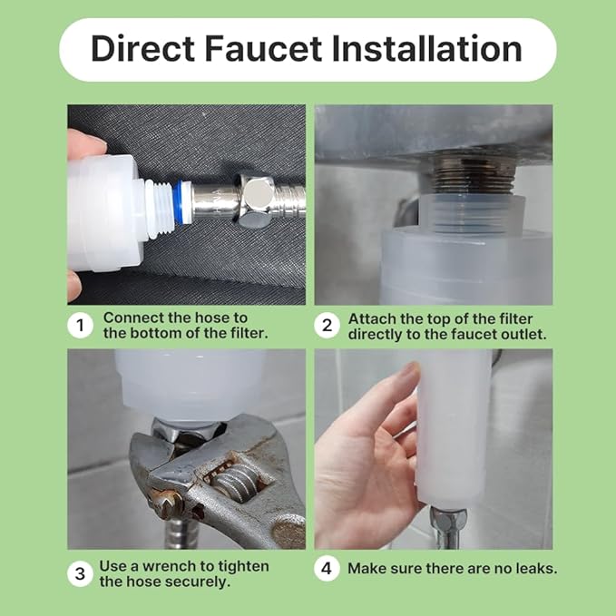 2 Packs Korea Made Shower Filter - Remove Toxic Chemicals, Hard Water & Chlorine - Showerhead Filter for Shower Head - Fits All Shower Types - Superior Water Filtration for Healthier Skin