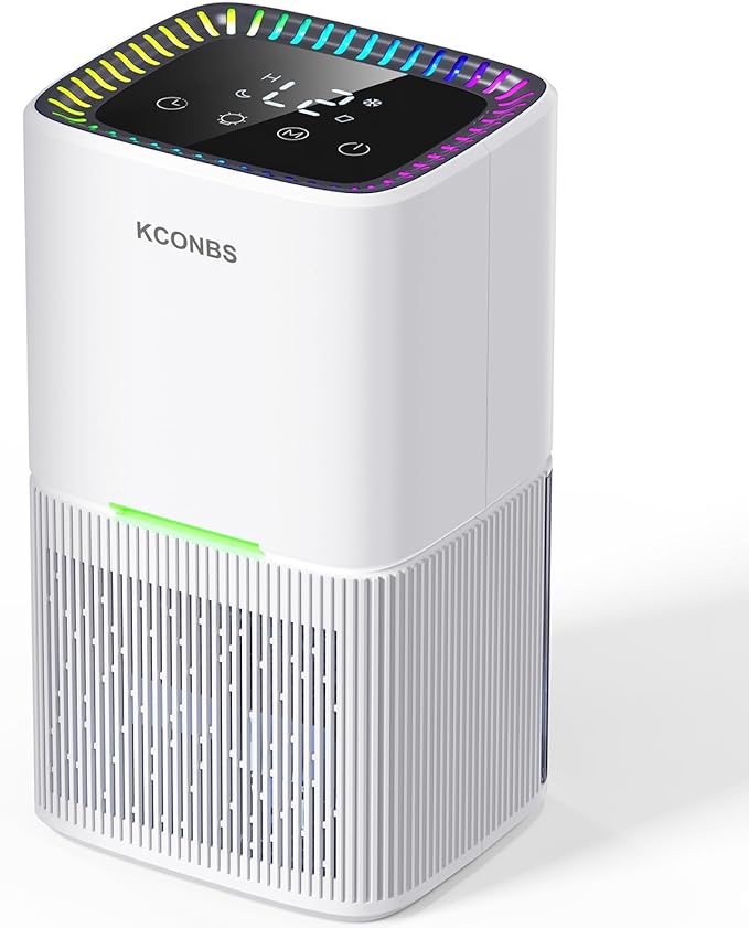 Ultra Quiet Dehumidifier for Home, 35 Pint Moisture Removal with Auto Shut-Off - Compact Air Dryer for Bedroom, Basement, Small Spaces