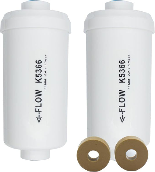 Fluoride Filter, Replacement for Berkey® PF-2® Fluoride and Arsenic Reduction Elements, Compatible with Berkey® Gravity Filtration System, Natural Defluorination Filter Material, Pack of 2