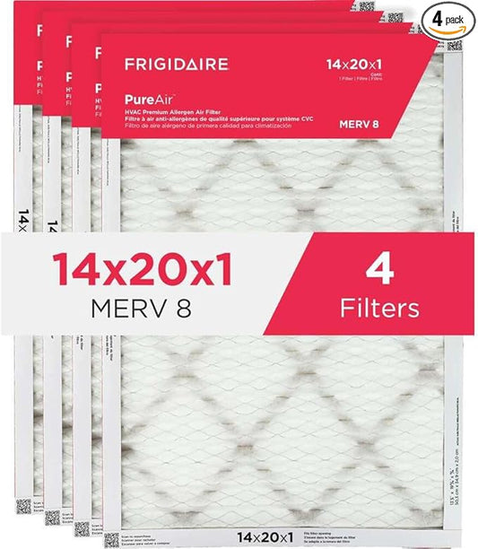 Frigidaire PureAir® 14x20x1 MERV 8 HVAC Air Filter - 4 PK