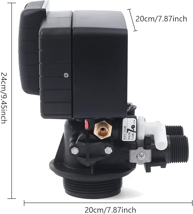 5600XSTST Time Type Water Softener Control Valve Digital Metered, Digital Control Valve for Water Softeners Automatic | 110V 3W