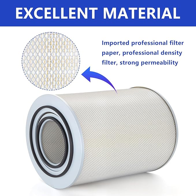 P181038 Dust Collector Engine air Filter - Fit for Wynn Enviromental, Grizzly, Harbor Freight, Jet Vortex, HF Dust Collectors and Heavy Duty Trucks -Replaces AF879 LAF5069, LAF5079 PA2363 42440 TR527