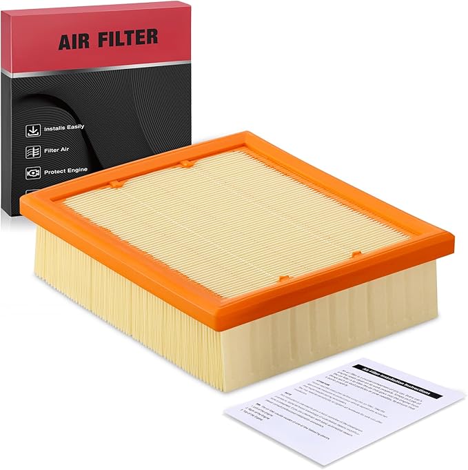 BDFHYK CA12066 Engine Air Filter Compatible with Fiat 500X & Jeep Compass Renegade & Ram ProMaster City, 1.4L 2.4L, Flexible Panel, Replace# PA99095 68247339AA