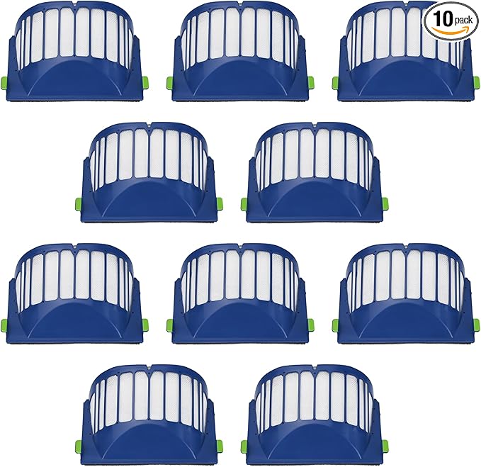 Aero Vac Filter Replacement Compatible with iRobot Roomba 500 & 600 Series 536 550 551 595 614 620 630 645 650 655 660 665 670 675 677 680 685 690 Vacuum Cleaner Accessories,with a brush