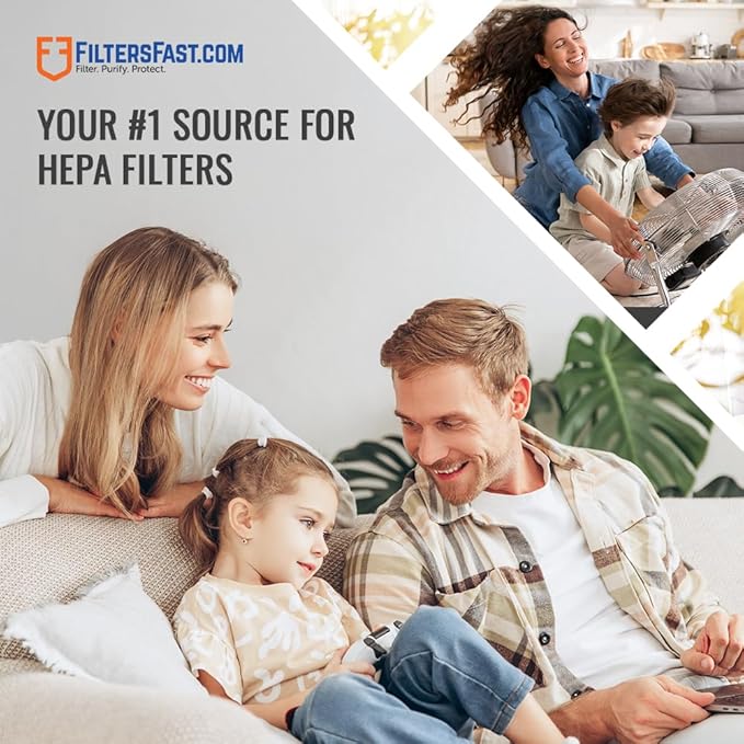 Filters Fast FF 30963 Compatible Replacement for Hunter 30963 Air Purifier Filter Carbon Prefilter Air Cleaner Filter 6.7x2.3x12.5 inch