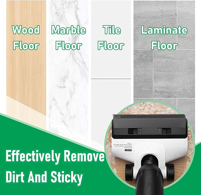 Only Floor ONE S5Combo Roller Brush Replacement and Vacuum Filter Kit Compatible with Tineco Floor ONE S5Combo Smart Wet Dry Vacuum Replacement Parts,2 Roller Brushes,2 HEPA Filters,1 Cleaner Brush