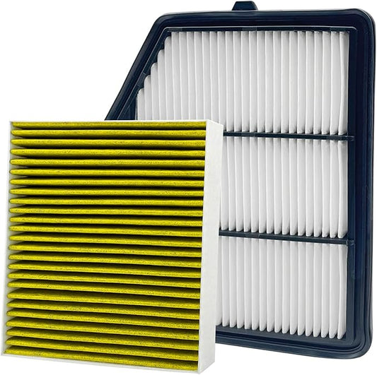 2PCS Cabin Engine Air Filter Kit Fits for 2019 2020 2021 2022 2023 2024 2025 Altima 2.5L,Replacement for 16546-6CA0A,272775NA1A, CA12551,272776CA0A