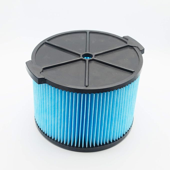 EZ SPARES Replacement for Ridgid VF3500,Wet Dry Shop Vac Filter Hepa,3-Layer Filter for Ridgid WD3050 WD4070 WD4522 Attachment,Fine Dust and Dirt,(Degerming Blue)
