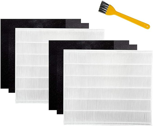 Yours 2 Pack AP-1512HH Filter Compatible with Coway air Purifier, with 4 Carbon Pre Filters, Part# 3304899