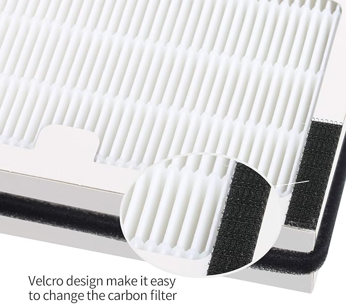 FilledwithLove Compatible 1 Pack Idylis AC-2125, AC-2126, IAP-10-125, IAPC-40-140, IAP-10-150, IAP-10-050 HEPA & Carbon Filter Set