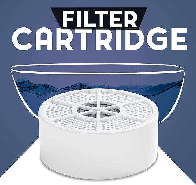 Vxcellent Bath Water Filter Cartridge.Bathtub Filter Replacement, Filter For Bathtub Bath Faucet Replacement Cartridge