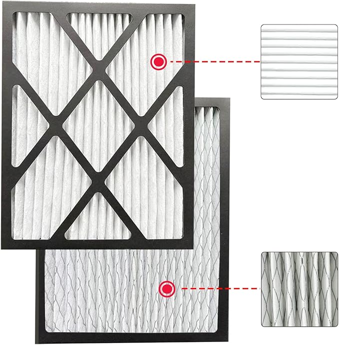 4-Pack True 9 x 11 x 1 MERV 13 Replacement Dehumidifier Filter,Compatible with Santa Fe Ultra70 Compact70 Element Compact2 UA 65H Dehumidifier Models 9x11x1 Dehumidifier Filter