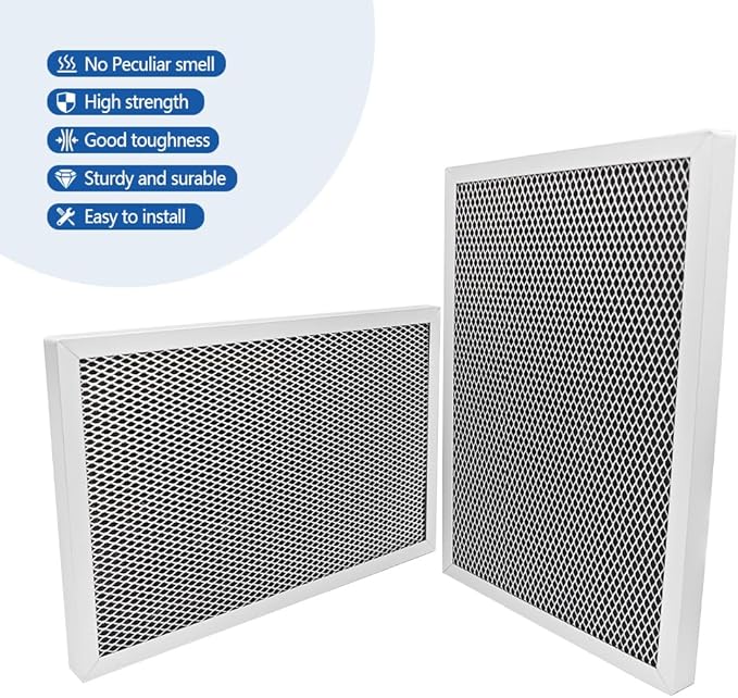 5695 Dehumidifier Filter 2PC 12x8x1 Fit for Aprilaire 1820 1820Z E070 E070KZ E070KZM E070N E070T E070Z Washable MERV 8 Replacement