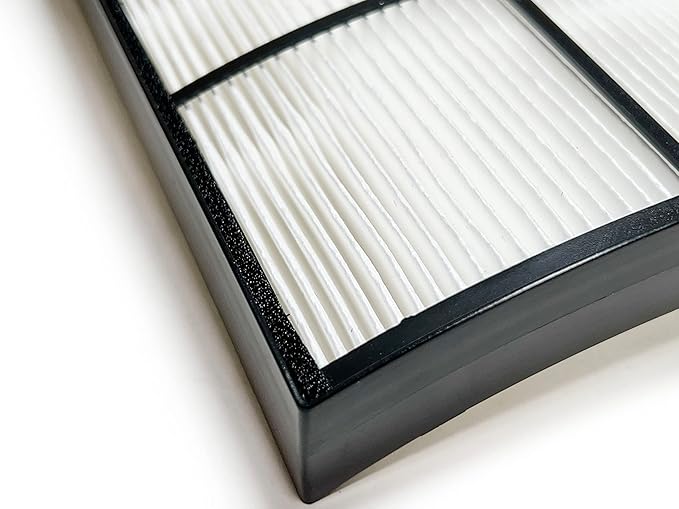 Nispira PECOMFIL Breeze Filter Replacement For Purezone Breeze Tabletop Air Purifier PECOMPAP 2-in-1 True HEPA Activated Carbon 2 Packs