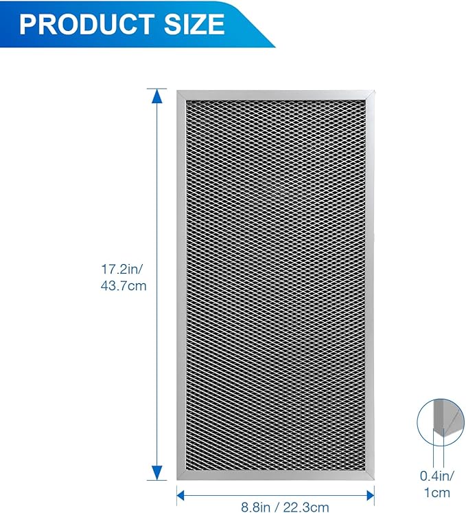 4 Pack MERV-8 Filter Replacement Set Compatible with AlorAir Crawlspace Dehumidifier HD55S/HDi65S/Sentinel HD55/Sentinel HDi65