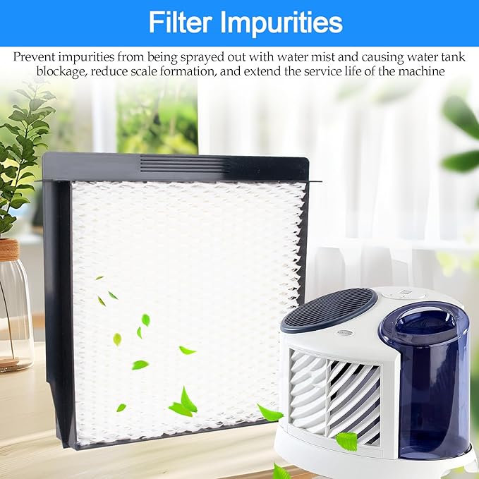 1040 Humidifier Filter For Aircare Essick Air Filter B23 DP3 B40 B40-C 3D6-100 5D6-700 7D6-100 B23-710 B23-810 D46-720 CM330 500 700 3000 Super Wick Humidifier Filter-2Pack