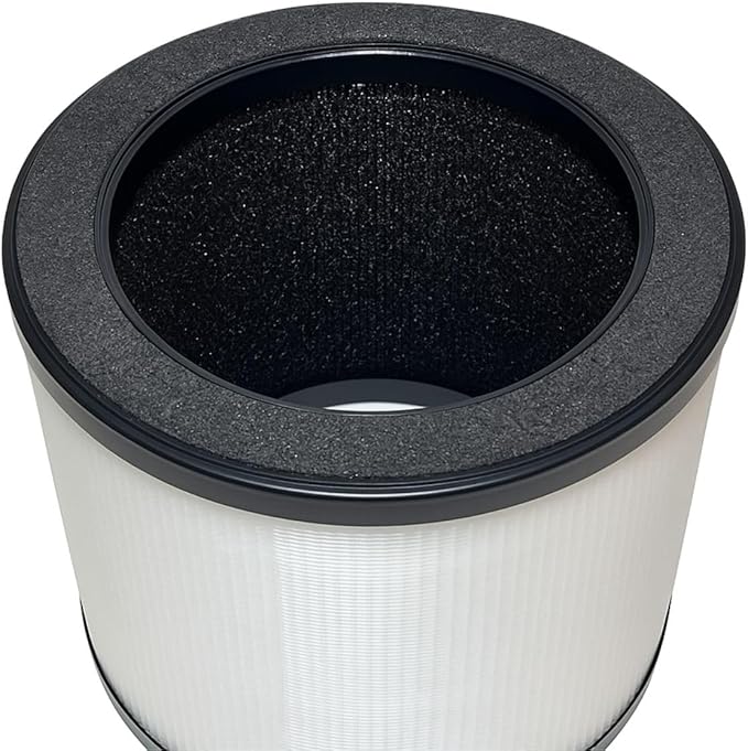 Nispira HAPF360 Type J Filter Replacement For Holmes HAP360W HAP360 Bionaire 360° UV Air Purifier BAPF361 3-in-1 True HEPA Activated Carbon 3 Packs