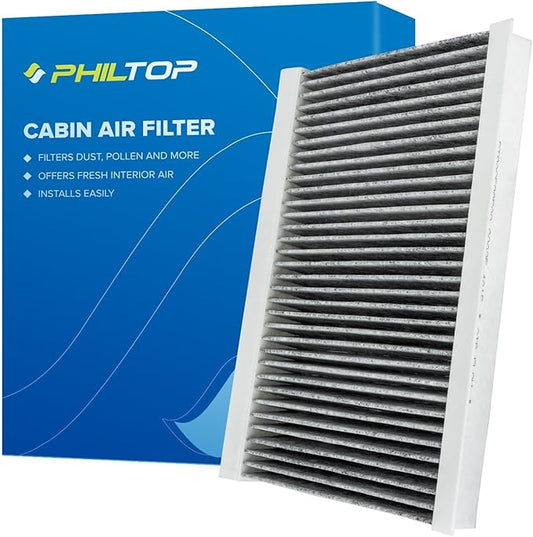 PHILTOP Cabin Air Filter, Replacement for CF10259 Range Rover Sport 2006-2013, LR4 2010-2016, LR3 2005-2009,Premium Cabin Filter with Activated Carbon Filter
