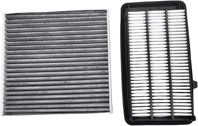 JTBU182-050 Replacement Cabin & Engine Air Filter For Honda CR-V 1.5L (2017-2022), Civic 1.5L (2016-2021), Replacement for CP182, CF11182, CA12050, 17220-5AA-A00