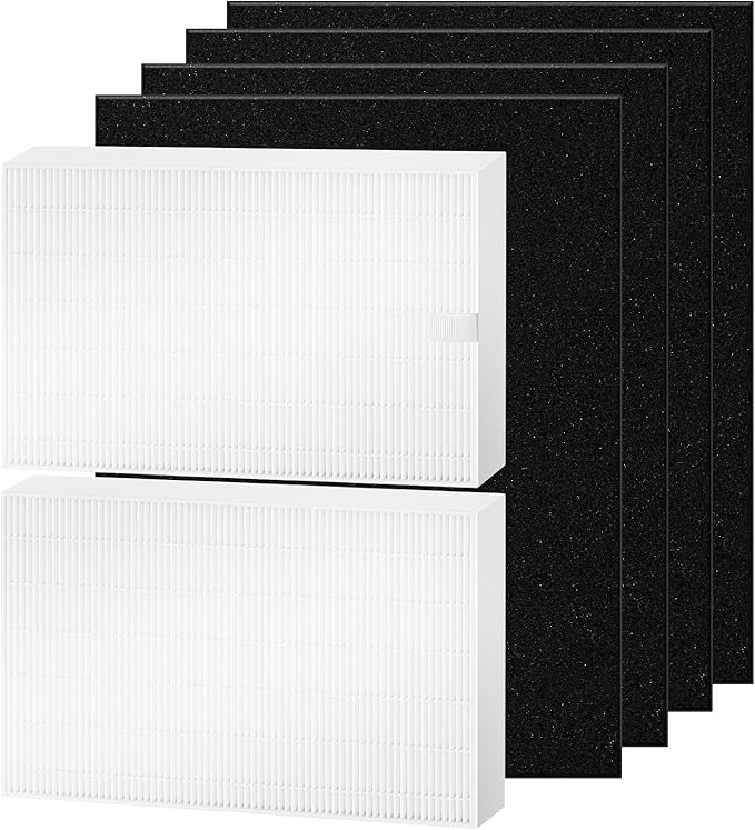 2 Pack HPA200 HEPA Filter Replacement Compatible with Honeywell Air Purifier HPA200 HPA201 HA202 HPA204 HPA250