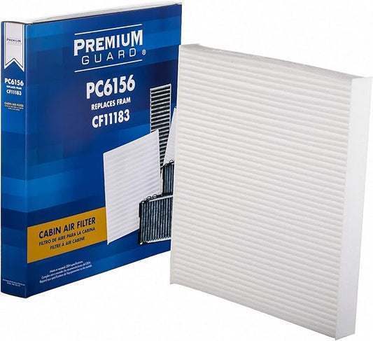 PG Cabin Air Filter PC6156 | Fits 2011-2025 Dodge Durango, 2011-2021 Jeep Grand Cherokee, 2022 Grand Cherokee WK