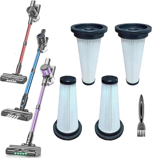 4Pack Hepa Filters Replacement Compatible with OUYFHK A27/A27R/A27D Handheld Vacuum. Washable Filters Works with MBYULO Cordless Vacuum Cleaner
