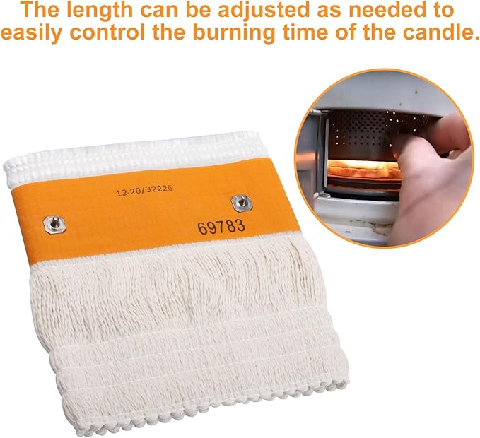 Kerosene Heater Replacement Wicks 32225 for Kero World KW-24C, Also for DuraHeat DH-2300,for Dyna-GLO RMC-95C, for Envirotemp 93043 Replacement Wicks, White