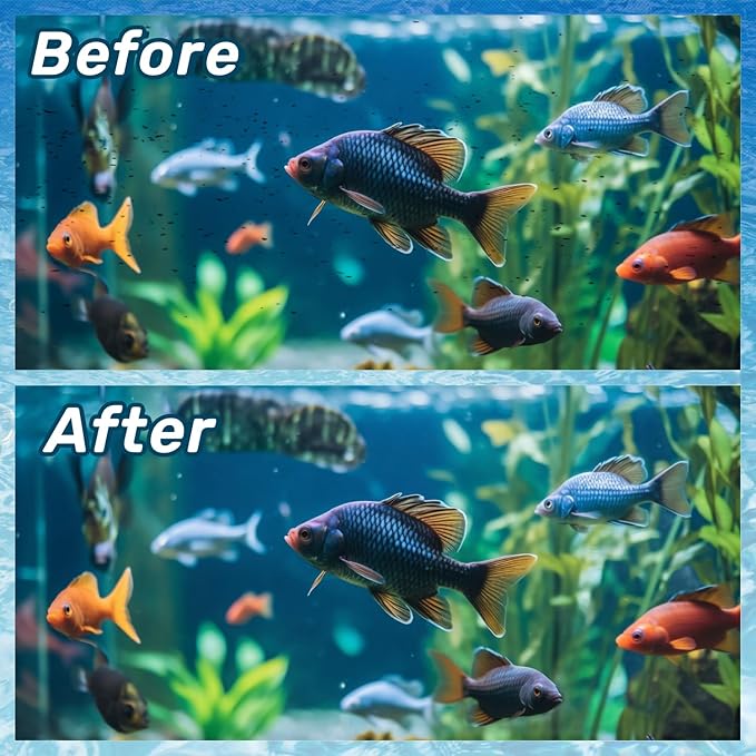 Aquarium Filter Cartridge Compatible with Tetra Whisper Bio-Bag Power Filters, Replacement Filter Cartridges for Tetra ReptoFilter Cartridges Aquariums (6 Packs, Large)