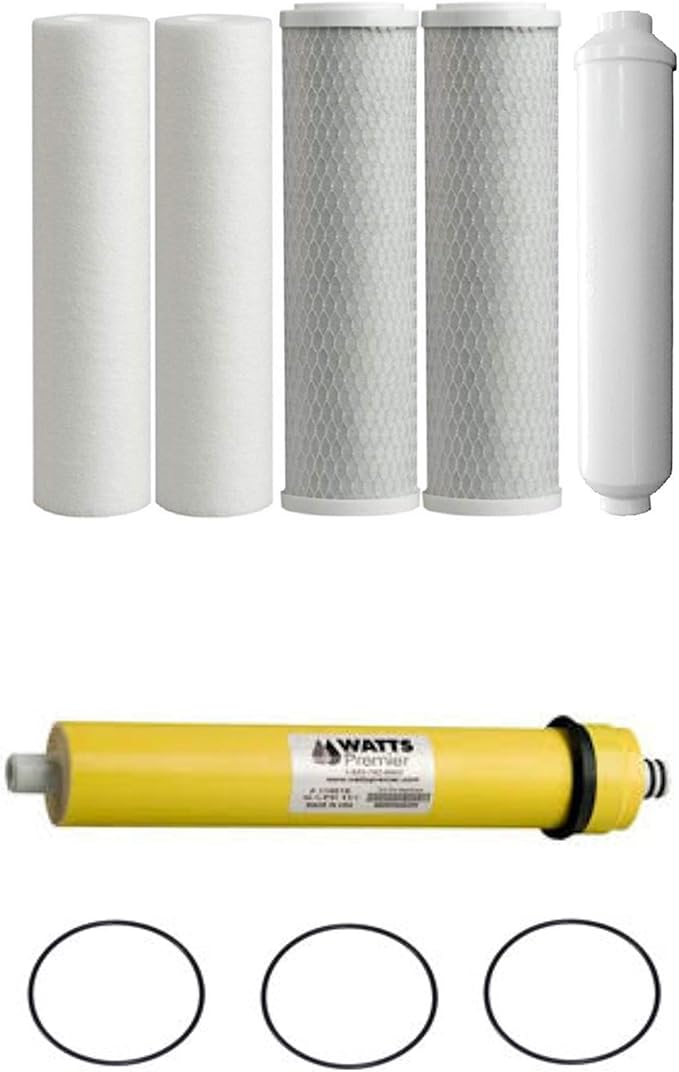 CFS Watts Replacement Water Filters for WP5-50 Reverse Osmosis System w/ 50 GPD Membrane 560018