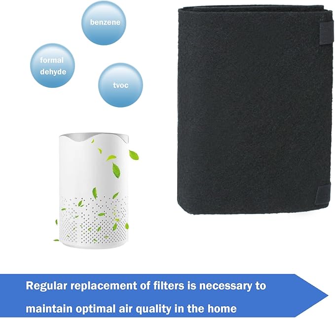 Cut to Fit Carbon Air Filter,Replacement Charcoal Filters,Carbon Pad Pre Filter, Pre Filter Carbon Sheet for Air Purifier,Pack of 1, 16x48