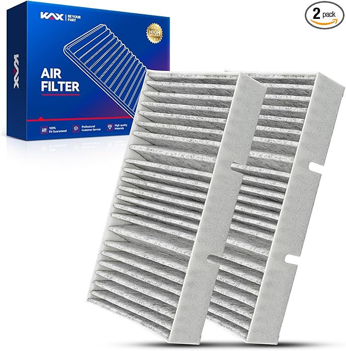 KAX Cabin Air Filter, CF12528 Replacement for Mercedes Benz GLE350 2016-2018, ML350 2014-2015, GLS450 2017-2018, GL450 2015-2016, GLS550, GLE450 AMG, GL550, w/Upgraded Activated Carbon