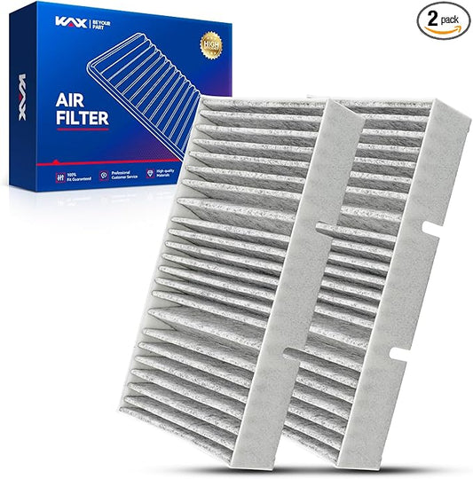KAX Cabin Air Filter, CF12528 Replacement for Mercedes Benz GLE350 2016-2018, ML350 2014-2015, GLS450 2017-2018, GL450 2015-2016, GLS550, GLE450 AMG, GL550, w/Upgraded Activated Carbon