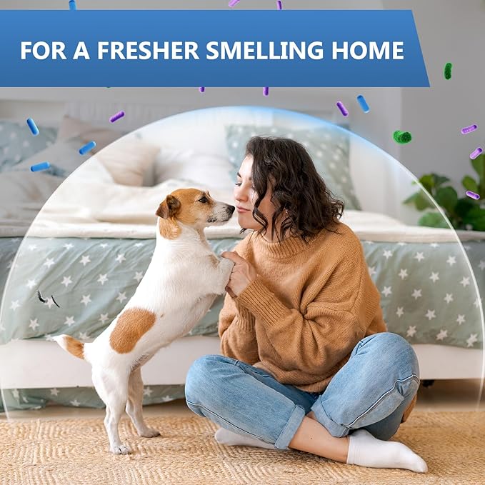 6 Packs Odor Neutralizer Cartridges Replacement Compatible with Shark AZ3000 AZ3002 HZ3000 HZ3002 IZ862H IZ562H ZD550 ZU102 Upright Vacuum, HP152 HP301 HP302 Air Purifier, Part# 1541FC3000(Original)